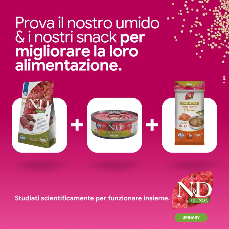 N&D Farmina Quinoa Urinary Cat con Anatra 1,5 kg