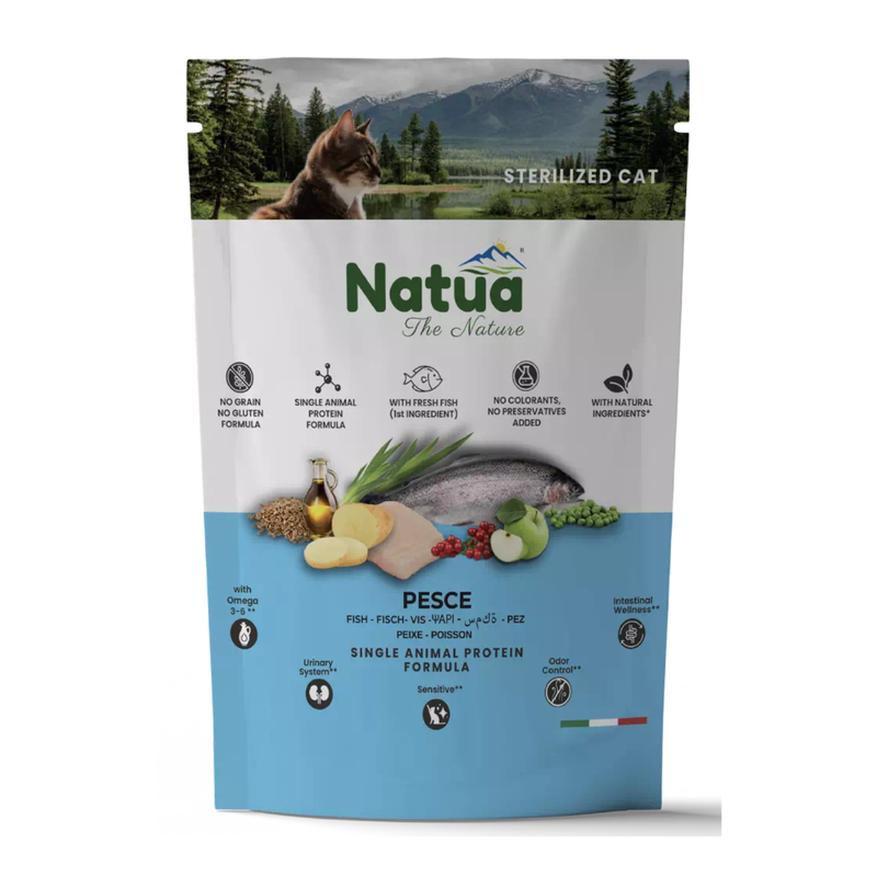 Natua Cat Steril Pesce 350gr