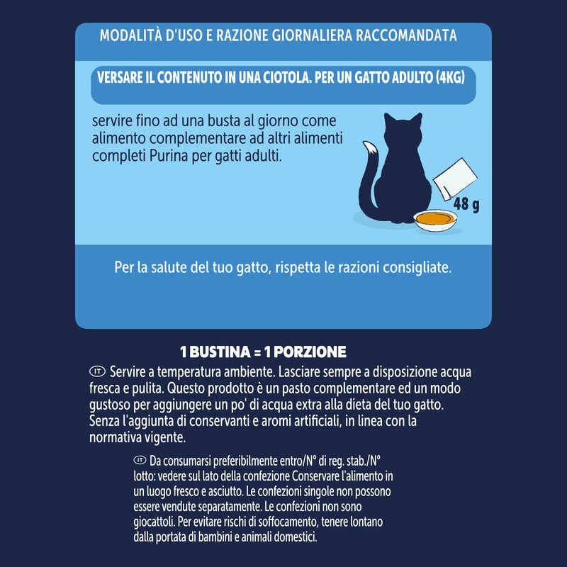 Felix Soup Cat Adult Filetti Manzo Pollo e Agnello 6 pz x 48 gr