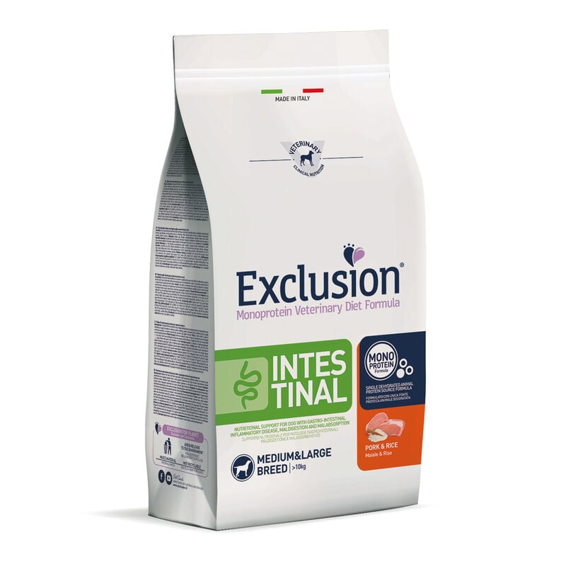 Exclusion Monoprotein Veterinary Diet Dog Medium Large Intestinal Maiale 2 Kg