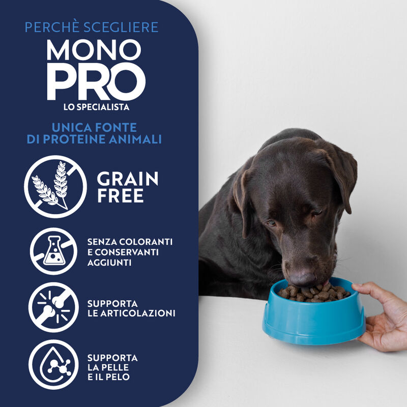 Monopro Dog Adult Mini Grain Free Pollo 800 gr
