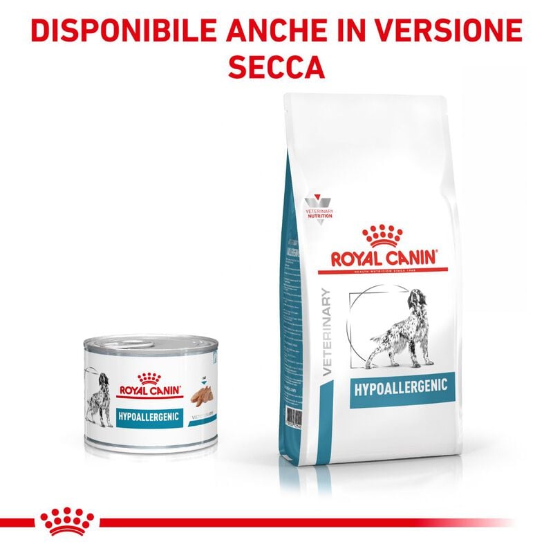 Royal Canin Veterinary Hypoallergenic Dog in Pat&eacute; 200 gr 