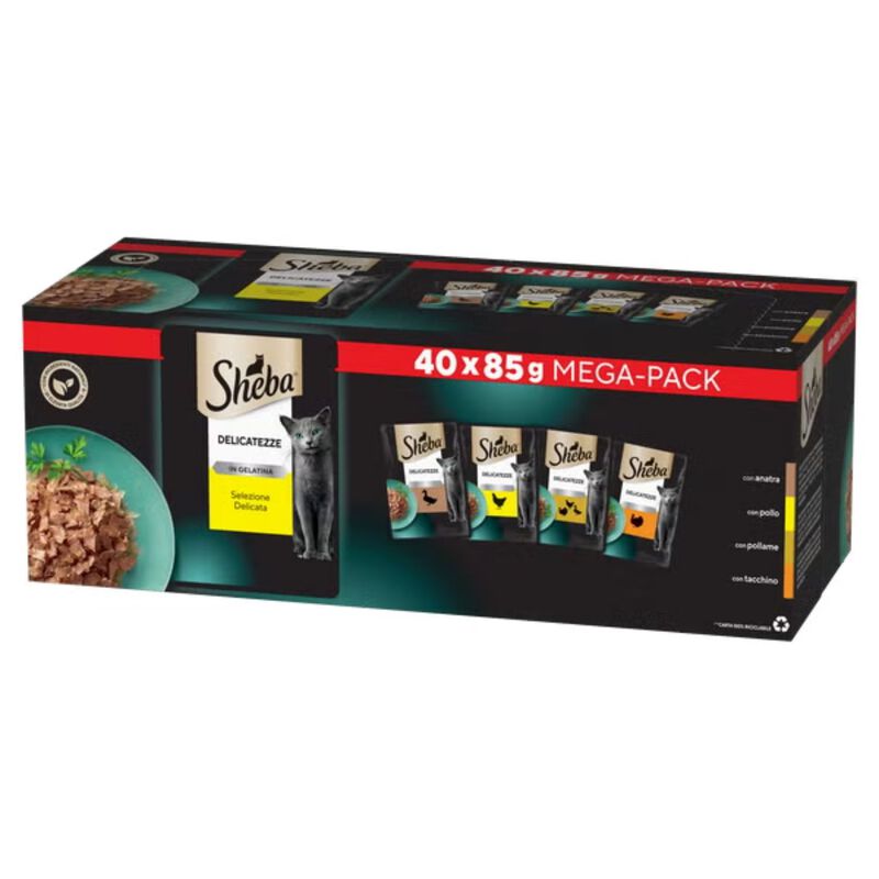 Sheba Delice Cat Selezione Gelatina 85grx40pz