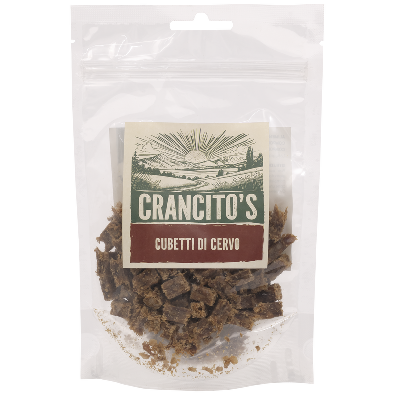 Crancito's Dog Adult Cubetti di cervo 80gr