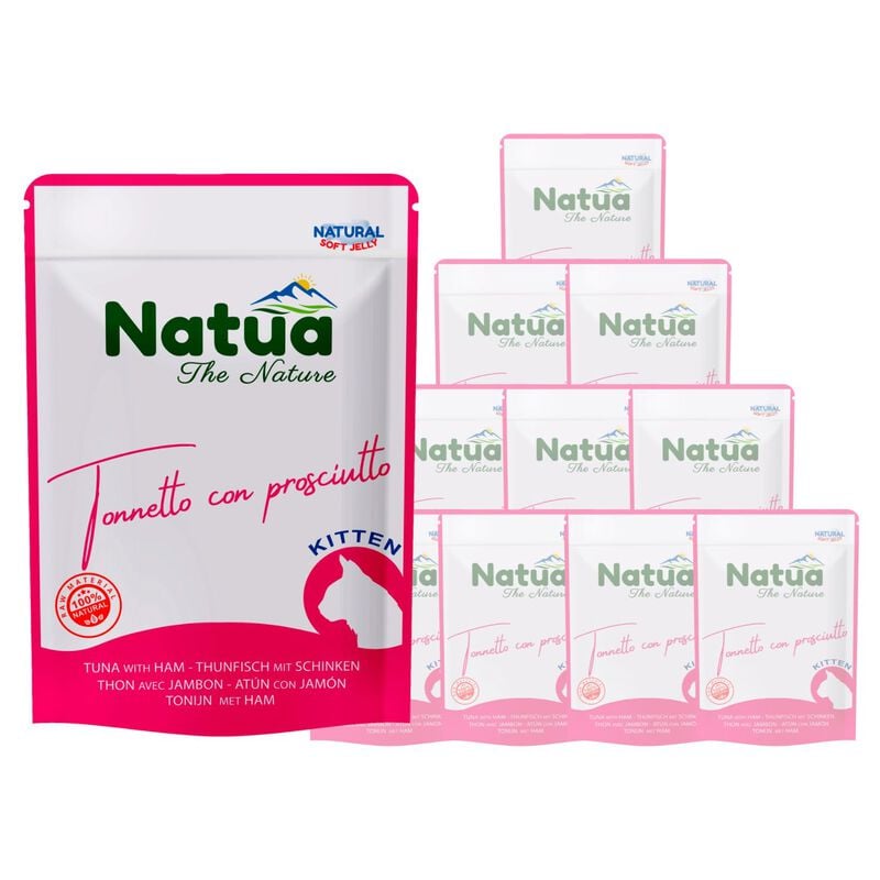Natua Natural Kitten Tonnetto con Prosciutto 70 gr