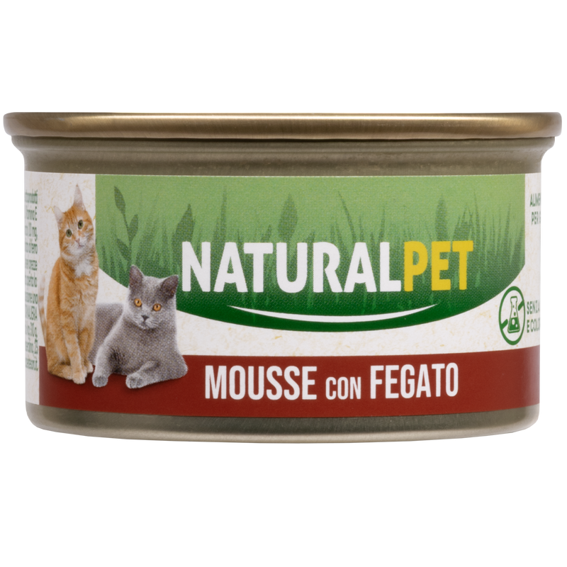 Naturalpet Cat Adult Mousse Fegato 85gr