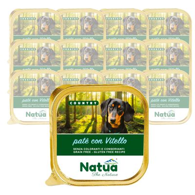 Natua Country Dog Adult Pat&eacute; con prosciutto 100 gr
