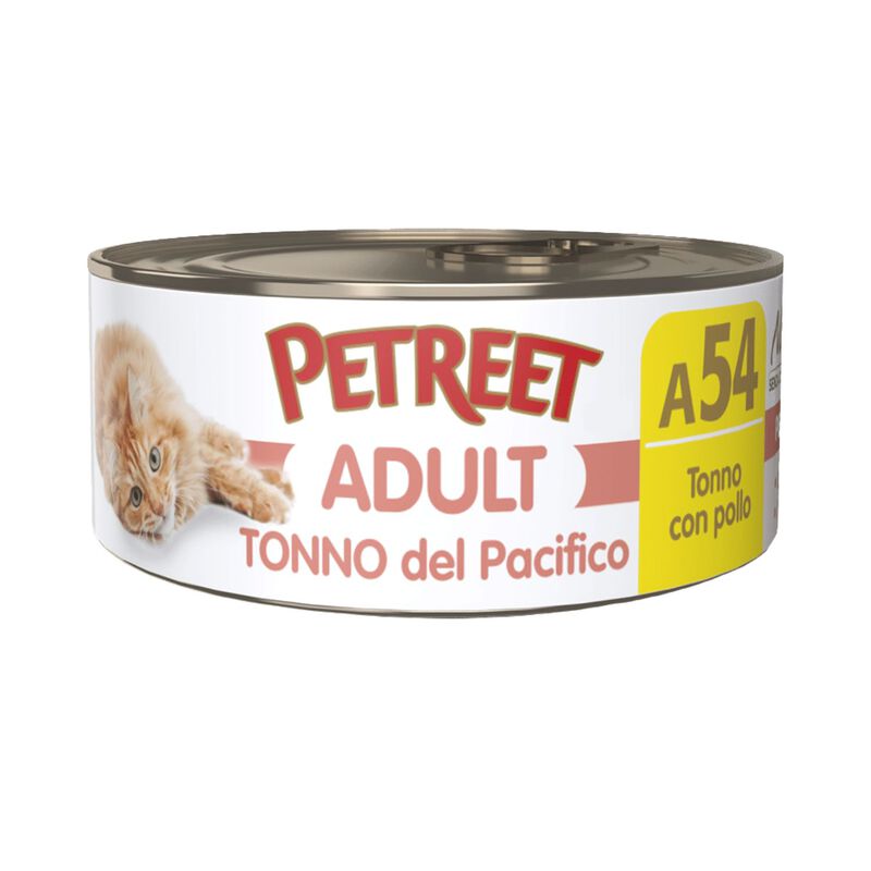 Petreet Cat Tonno del pacifico Tonno con pollo 70 gr