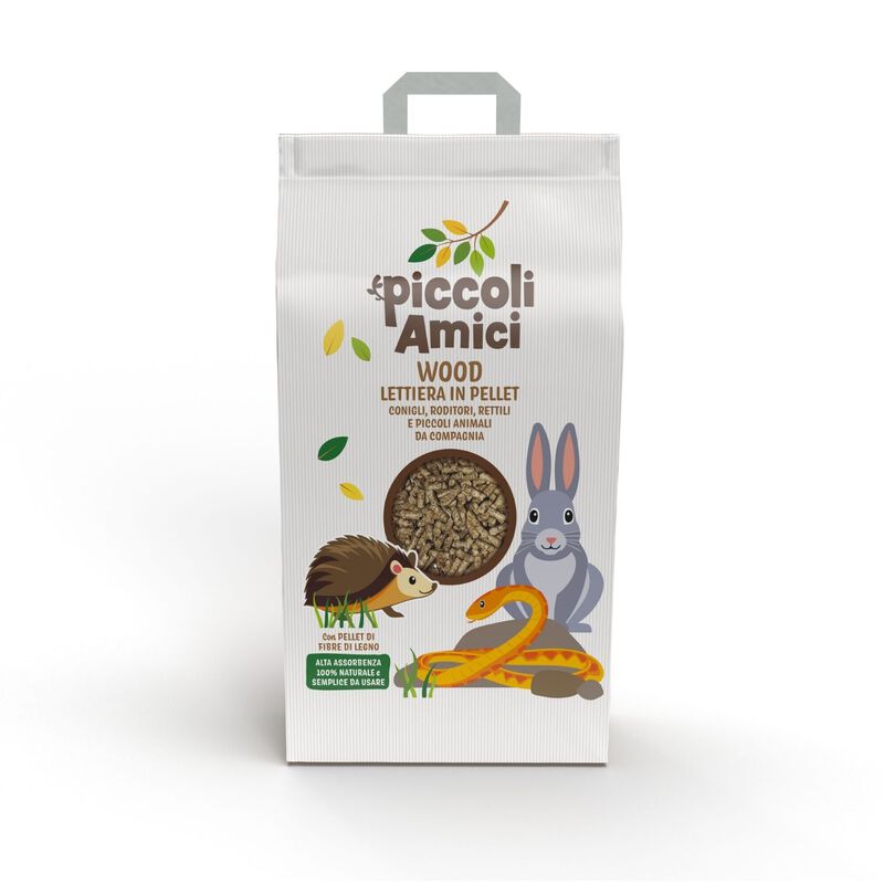 Piccoli Amici Lettiera in Pellet Wood 5 kg