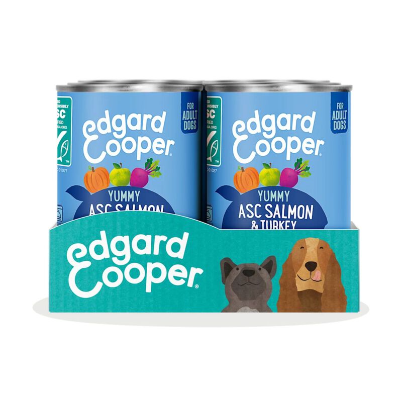 Edgard & Cooper Dog Adult Salmone e Tacchino 400 gr