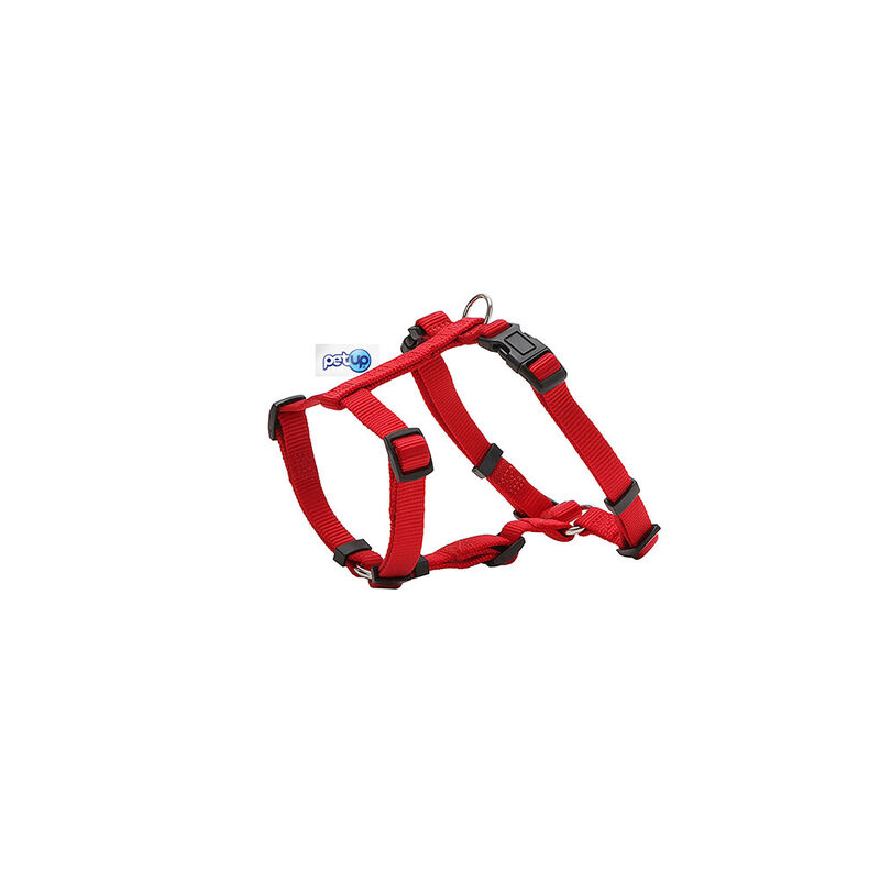 Petup Pettorina doppia regolazione taglia 2-15 mm rosso