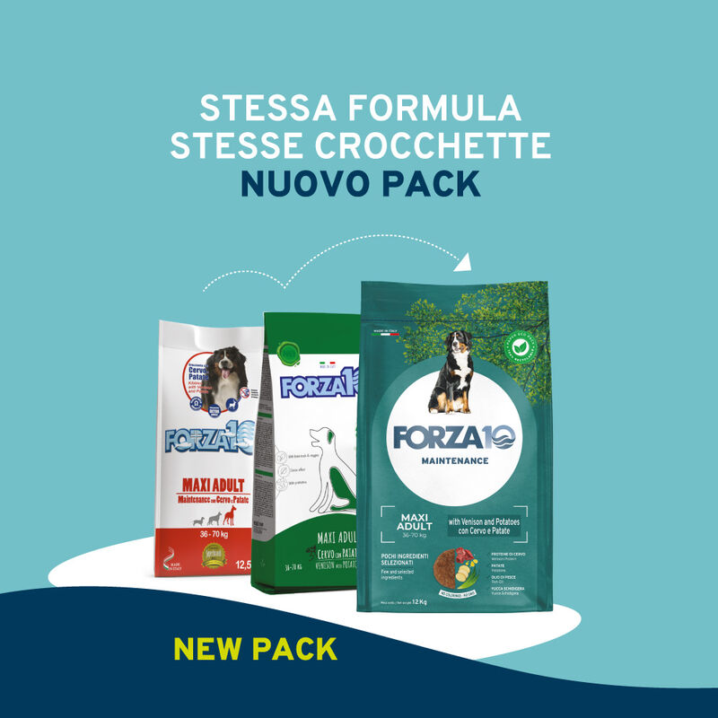 Forza10 Dog Adult Maxi Maintenance con Cervo e patate 12kg