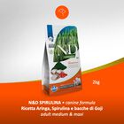 Farmina N&D Spirulina Dog Adult Medium&Maxi Aringa Spirulina e Bacche di Goji 2 kg