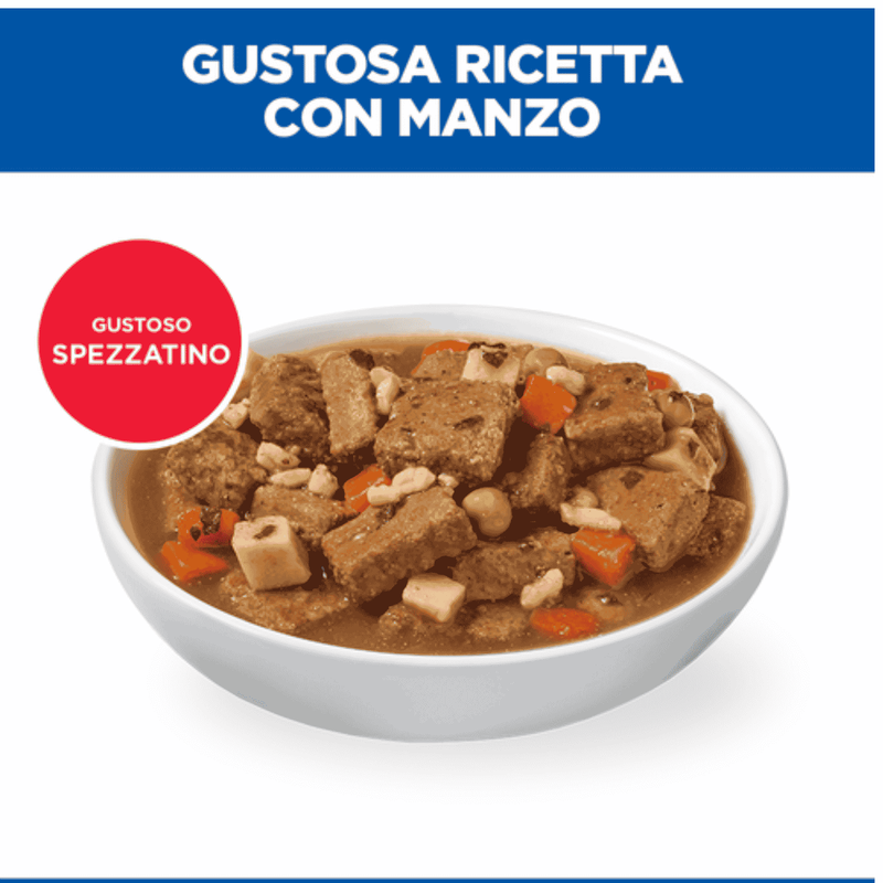 Hill's Science Plan Spezzatino per Cani Adulti con Manzo e verdure 363gr