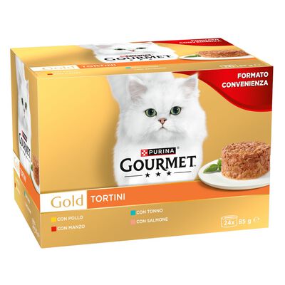 Gourmet Gold Cat Adult Tortini 24 x 85 gr