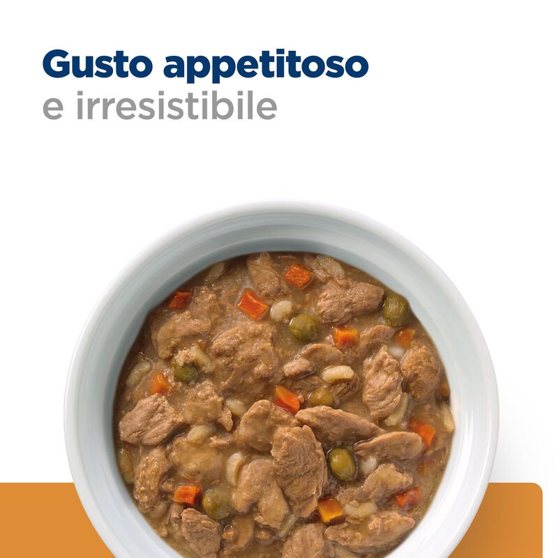 Hill's Prescription Diet Dog k/d Renal Spezzatino con Pollo e Verdure 354 gr