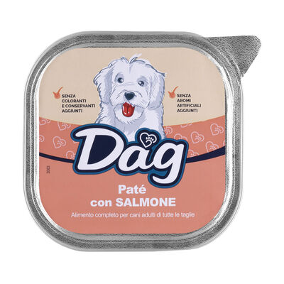 Dag Dog Adult All Breed Pat&eacute; con Salmone 300gr