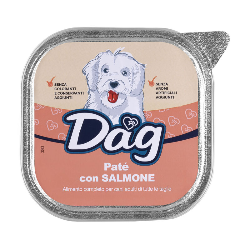 Dag Dog Adult All Breed Pat&eacute; con Salmone 300gr