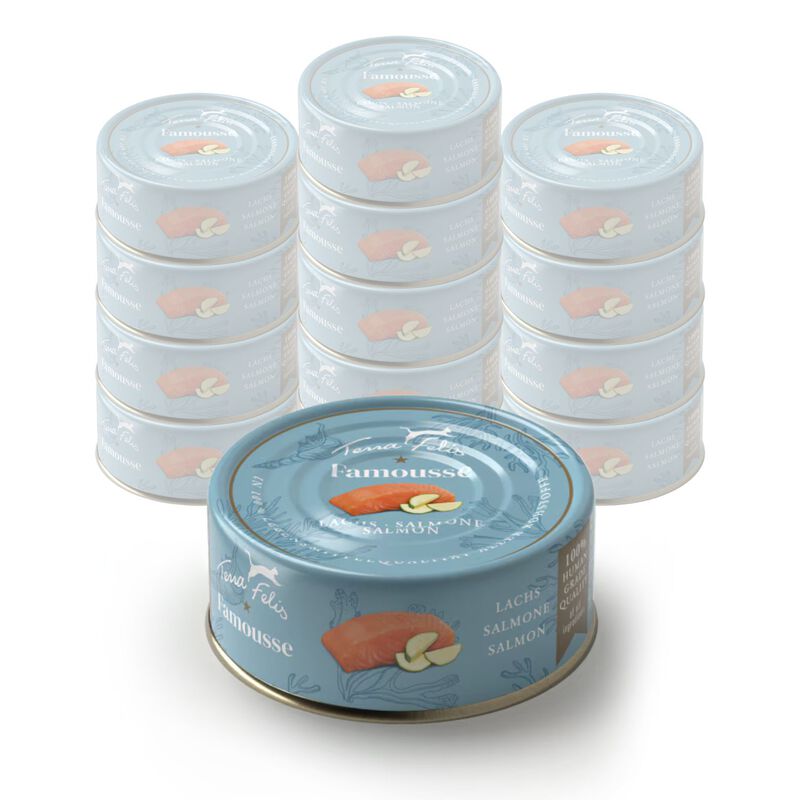 Terra Felis Famousse Cat Adult Salmone 80 gr