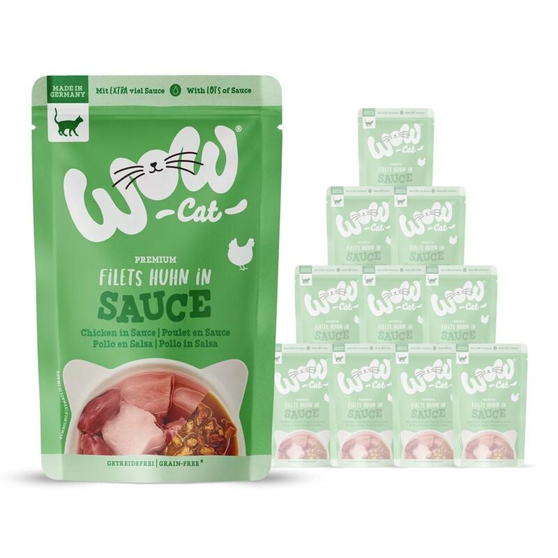 Wow Cat Adult Pollo in Salsa 85 gr