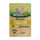 Naturalpet Premium Cat Adult Straccetti di Tonno con Ananas in Salsa 70g