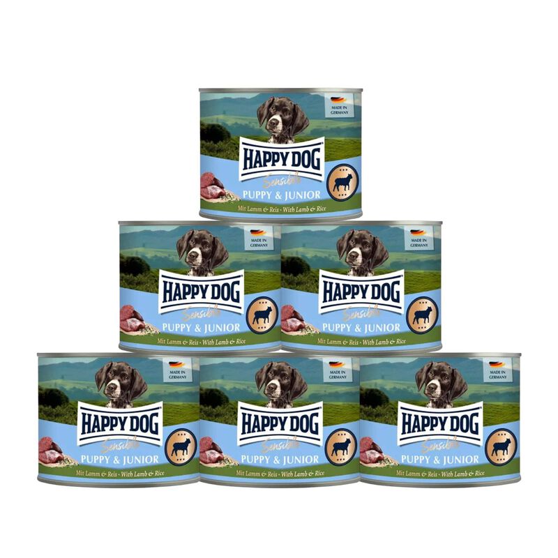 Happy Dog Sensible Puppy & Junior Agnello e riso 200 gr