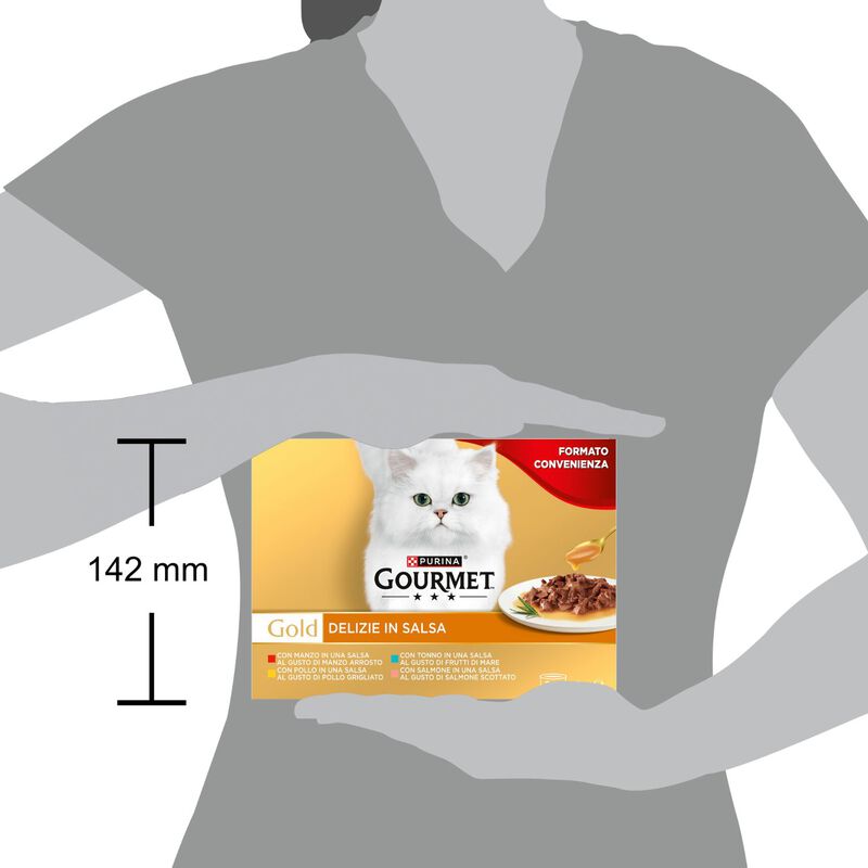 Gourmet Gold Cat Adult Multipack Delizie in Salsa 24 x 85 gr