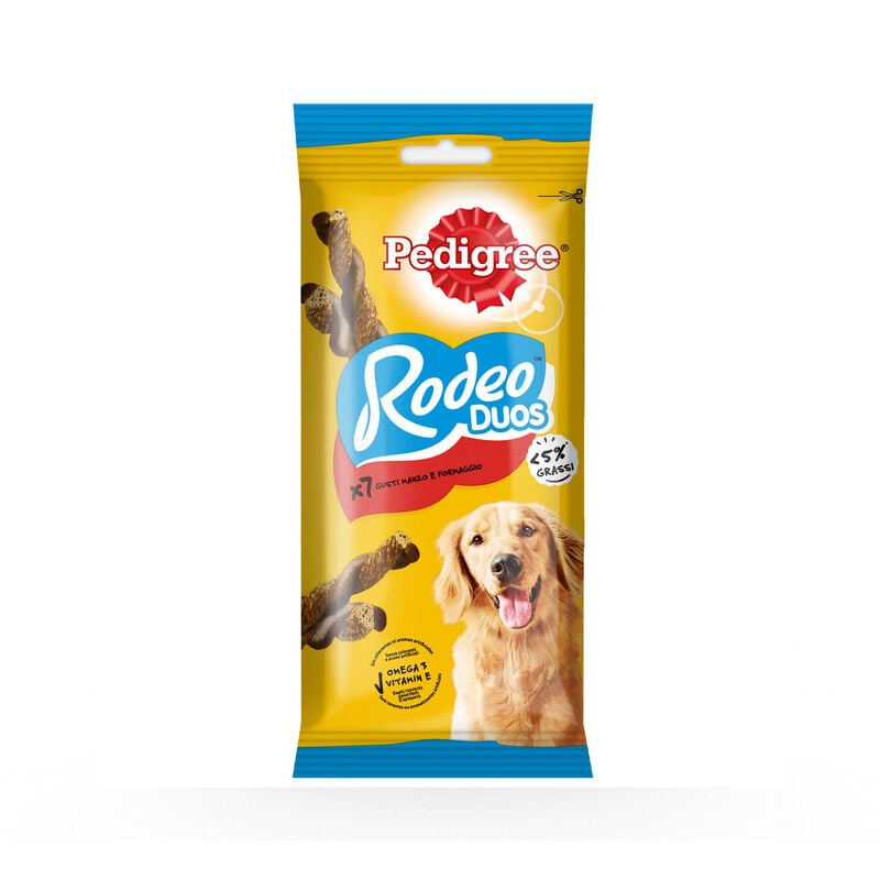 Pedigree Dog Adult Snack Rodeo Duos al Manzo e Formaggio 7 pz