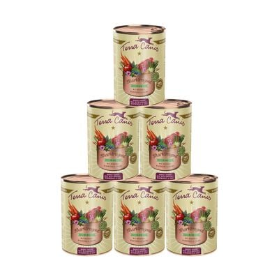 Terra Canis Marktragout Manzo con broccoli mirtilli e salvia 385 gr