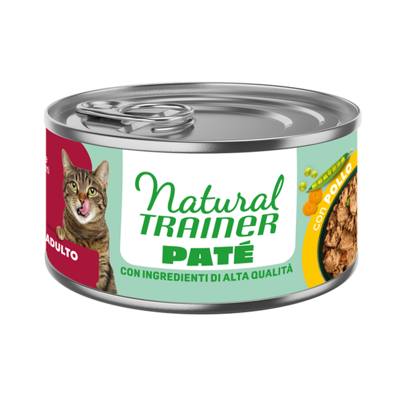 Natural Trainer Pat&eacute; con Pollo per Gatti Adulti 85gr