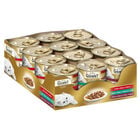Gourmet Gold Cat Adult Dadini in Salsa con Manzo, Salmone e Pollo, e con Pollo e Fegato 24x85 gr