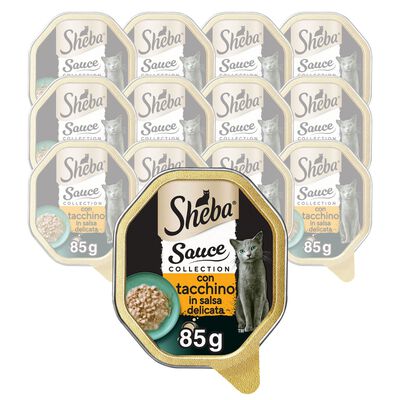Sheba Cat Sauce Collection con Tacchino in salsa 85 gr
