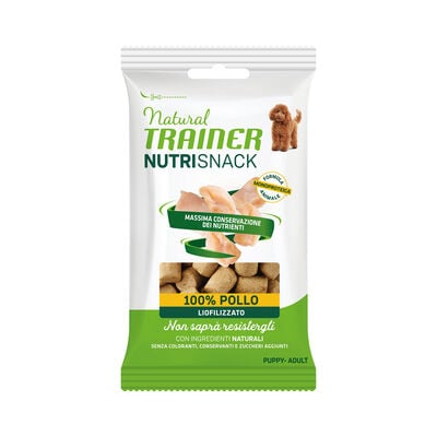 Natural Trainer Freeze Dried Nutrisnack Dog Small&Toy Pollo 20G