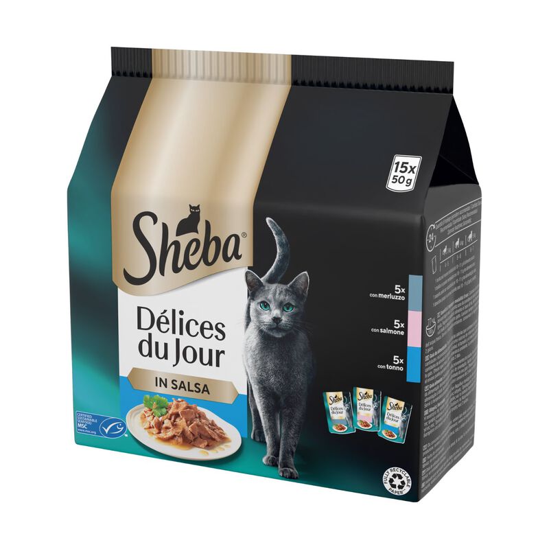 Sheba Cat D&eacute;lice du Jour Selezione del Mare 15 pz x 50 gr