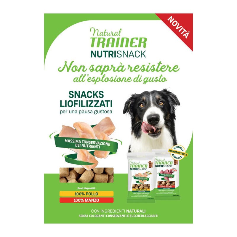 Natural Trainer Freeze Dried Nutrisnack con Manzo 20G