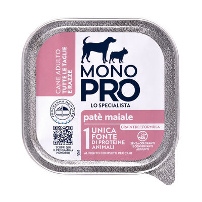 Monopro Dog Adult All breeds Pat&eacute; Maiale 150gr