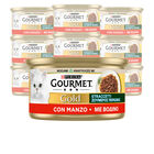 Gourmet Gold Cat Adult con Sfilaccetti di Manzo 85 gr