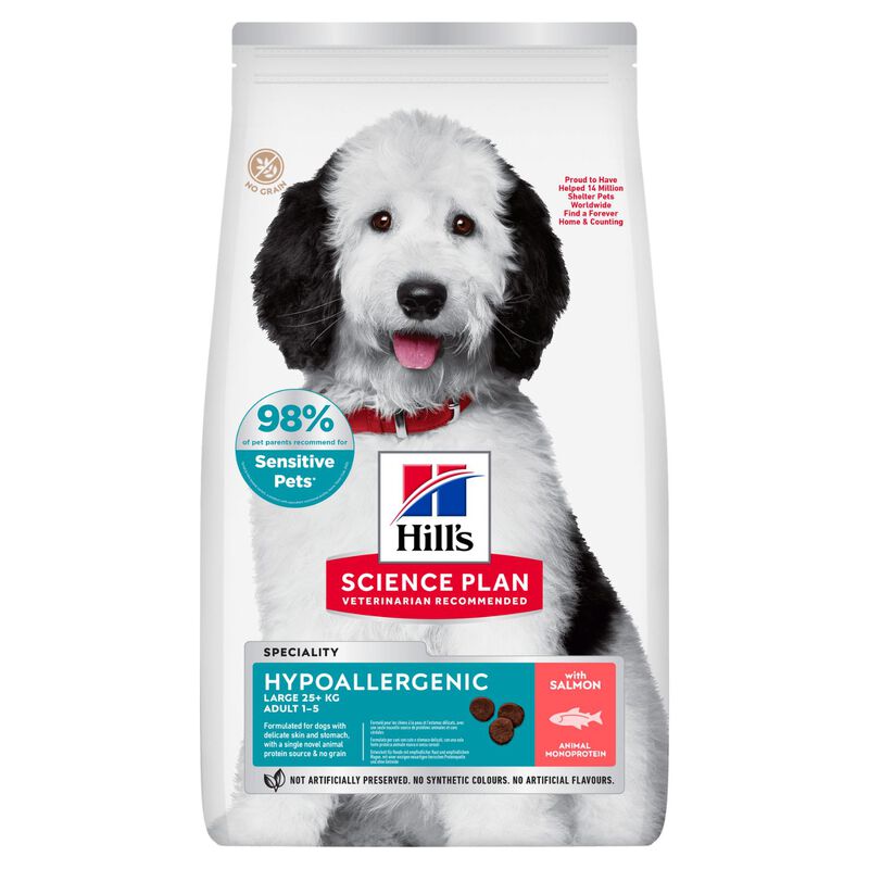 Hill's Science Plan Hypoallergenic Dog Adult Large Breed Salmone 14Kg