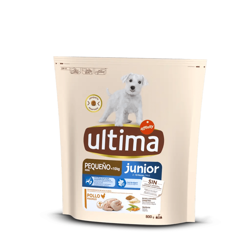 Ultima Dog Mini Junior con Pollo 800 gr 