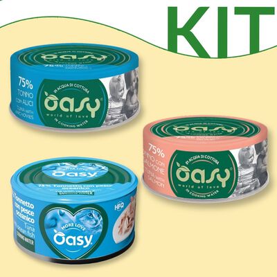 Kit Degustazione Oasy cat adult more love 70 gr