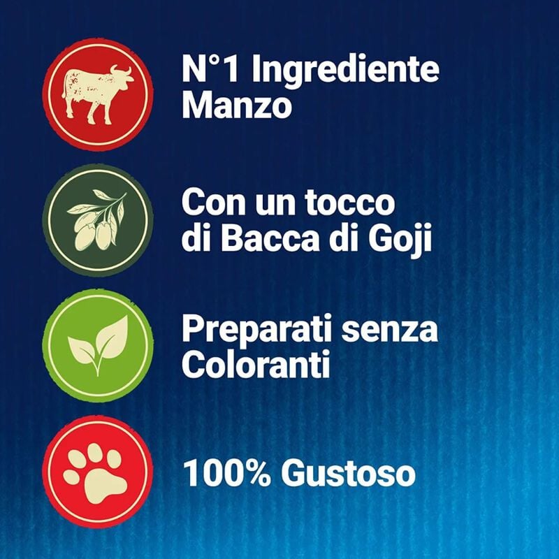 Felix Naturally Delicious Cat Snack con Manzo e Bacche di Goji 50 gr