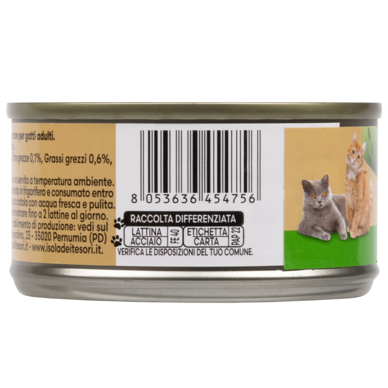 Naturalpet Premium Cat Adult Tonnetto con carote 70gr
