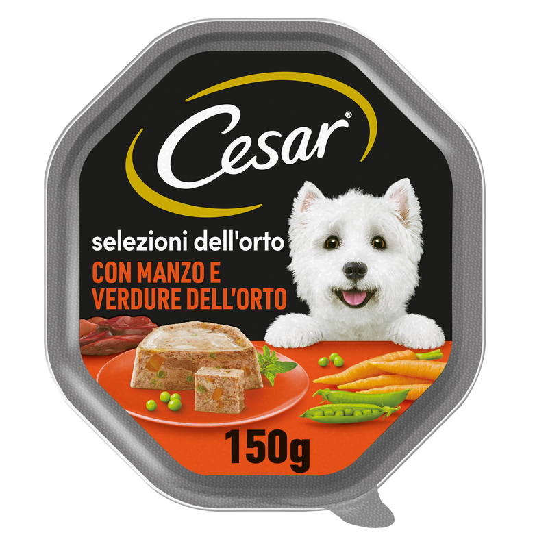 Cesar Dog Selezione dell'Orto con Manzo e Verdure 150 gr