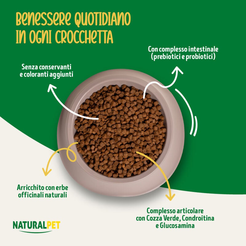 Naturalpet Cat Adult Sterilised ricco in Salmone 8kg