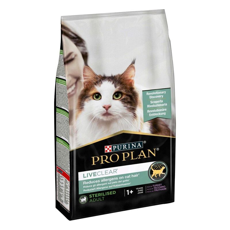 Purina Pro Plan LiveClear Cat Adult Sterilized ricco In Tacchino 1,4 kg