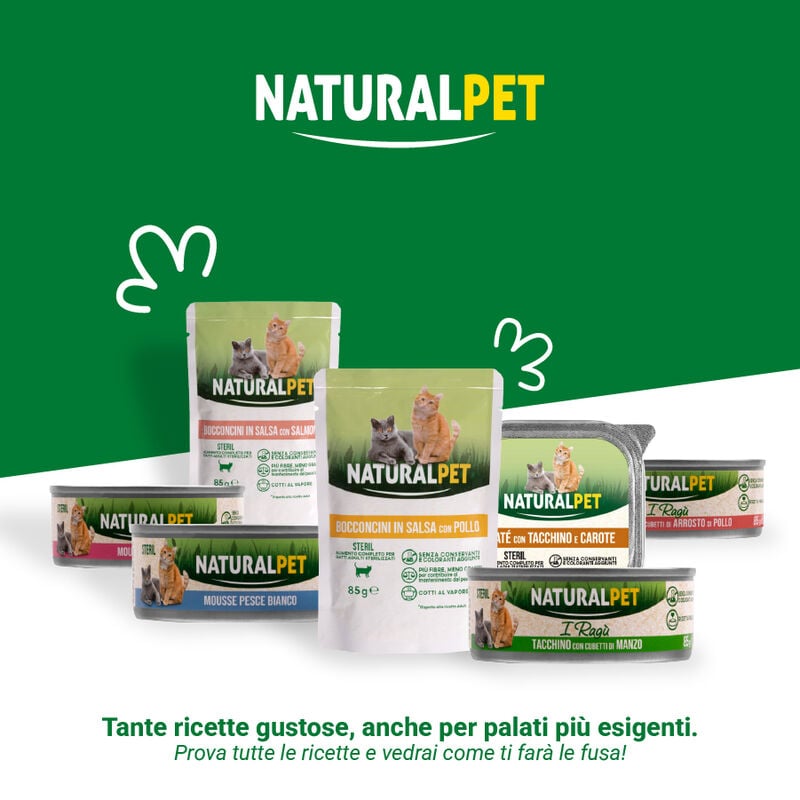 Naturalpet Le Delizie Cat Adult Multipack 85grx24pz