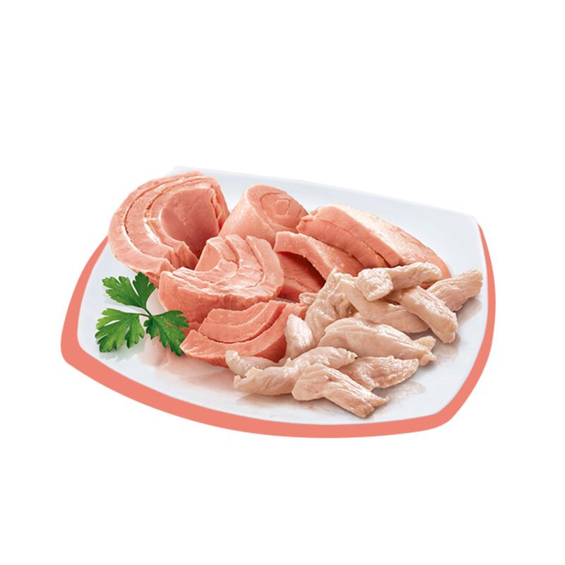 Petreet Cat Tonno del pacifico Tonno con pollo 6x70 gr