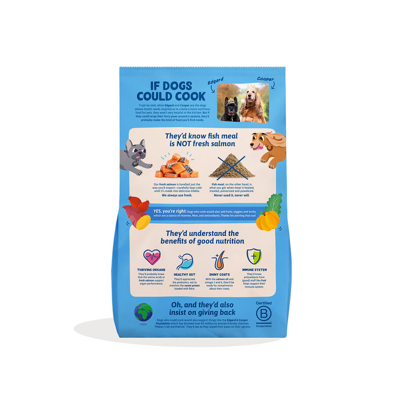 Edgard & Cooper Dog Adult Small al Salmone 3kg
