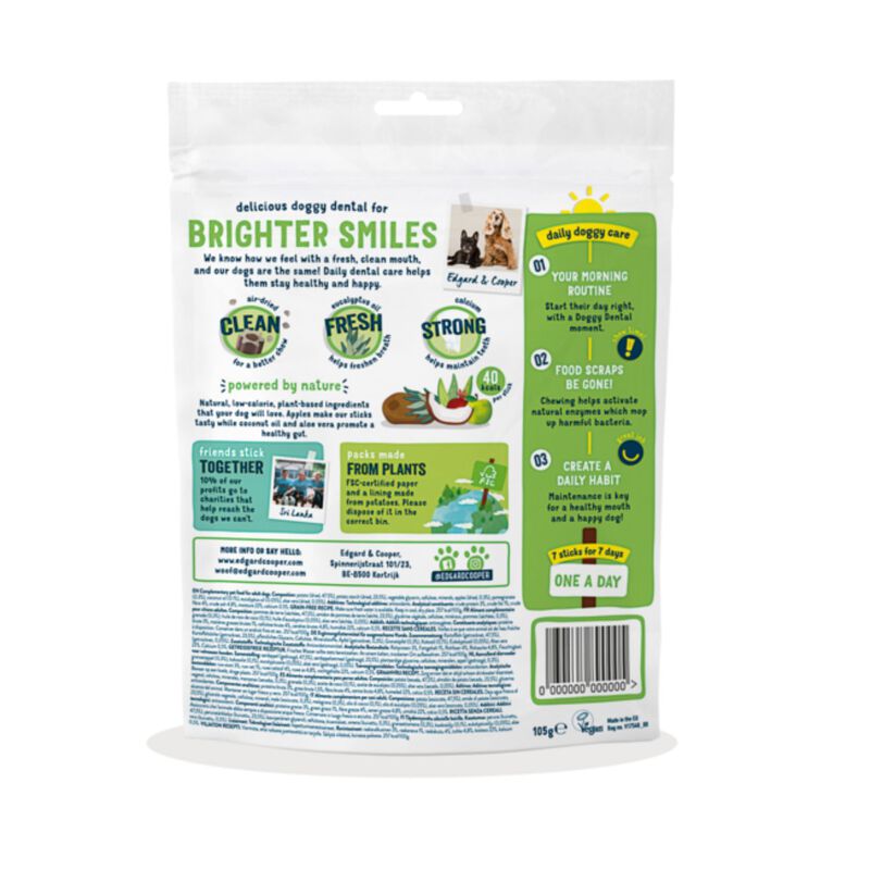 Edgard & Cooper Snack Small Dog Mela 120 gr