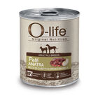 O-life Adult All Breeds Pat&eacute; Anatra e Speck con Mela 400g